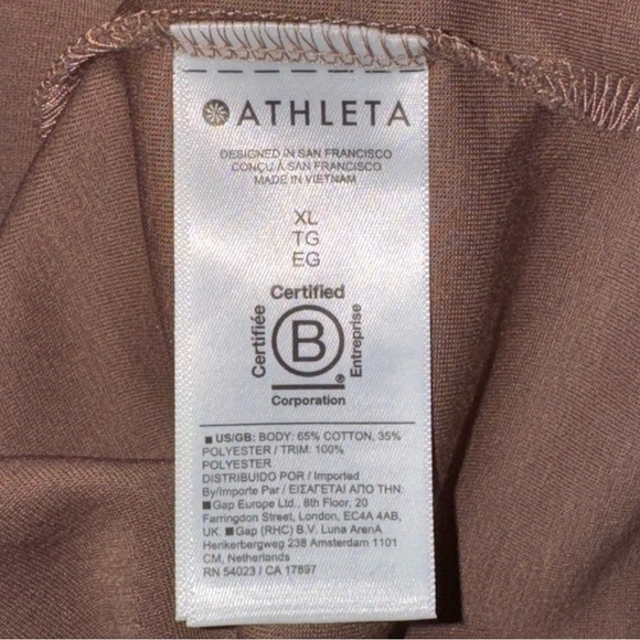 Athleta Gallery Hoodie Pullover Tunic Top Shirttail Women’s Size Extra Large - Picture 10 of 11